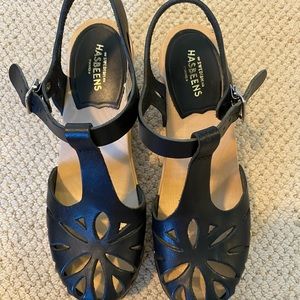 Swedish Hasbeens size 36 Lacy black